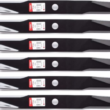 6PK Oregon 91-438 Heavy Duty Blades for 60" Kubota K5647-34340, K5651-34340
