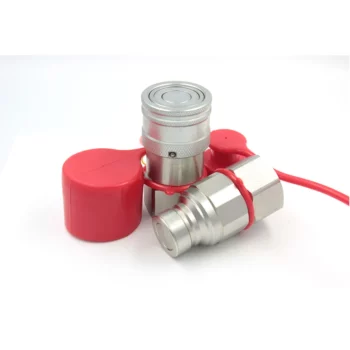(ISO16028) Flat Face 1" BSP/NPT Thread Female/Male Stainless Steel or Steel Hydraulic Quick Connect Couplings