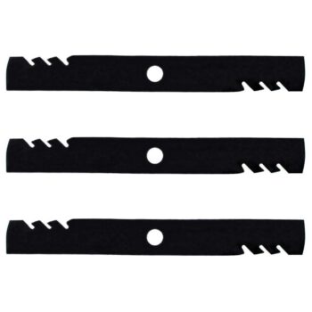 RAParts Set of Three (3) New Aftermarket Mulching Mower Blades Fits Kubota K5647-34340 K5668-97530 K5647-97530