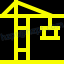 construction company icon 7 yellow 382045