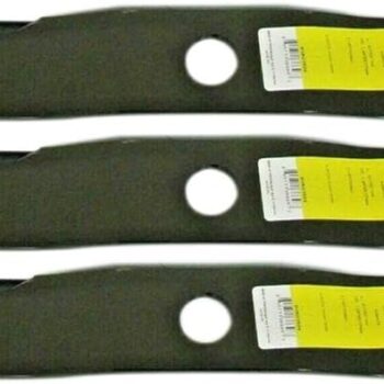 New ZD331 (3) XHT USA Blades KUBOTA K5647-34330 K5647-34340 ZD21 ZD25 ZD28 ZD321 ZD326 fits RCK60P-21Z,RCK60P-28Z,RCK60P-331Z,RCK60-F36 + Free Lawn Care E-Book