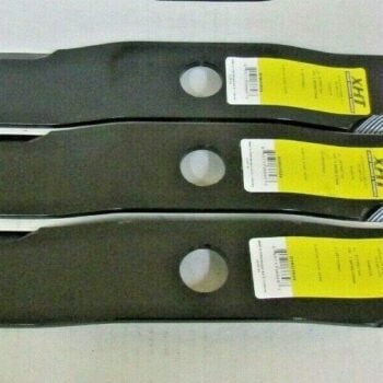 XHT 3 USA Blades KUBOTA K5647-34330 K5647-34340 1-1/8" Center Hole ZD21 ZD25 ZD28 ZD321 ZD326 ZD331