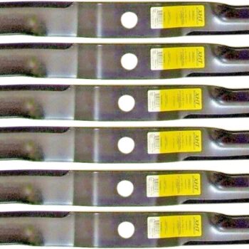 New K5647-34340 (6) REPL XHT HD USA Blades KUBOTA K5647-34330 for ZD326S ZD21F-60P 60" fits K5668-34350 + Free Lawn Care E-Book