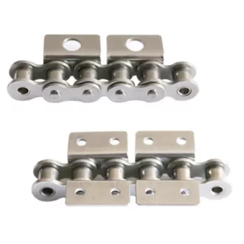 Stainless Steel Short Pitch Conveyor Chain with WA WK Attachment