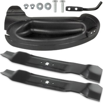 RANSOTO Lawn Mower Mulching Blade Kit Compatible with Most 42" Craftsman Troy-Bilt Lawn and Zero-Turn Mowers Replace 19A70041OEM 19A70041799 942-0616 742-0616 942-04312 742-04312