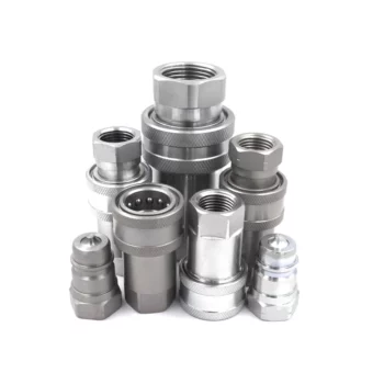 ISO-7241-A 1/4 inch Stainless Steel/Steel BSP/NPT Thread Quick Connect Hose Fittings & Hydraulic Couplers for Tractors