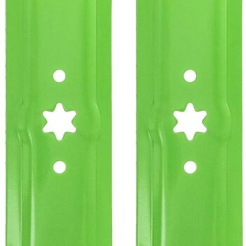 8TEN LawnRAZOR Blade Set for MTD 942-0616A 742-0616A Cub Cadet 742-04126 RZT-42 RZT42 Toro 112-0315 (High Lift) 2 High Lift Blades