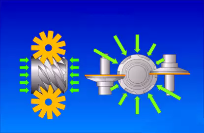 Screw air end