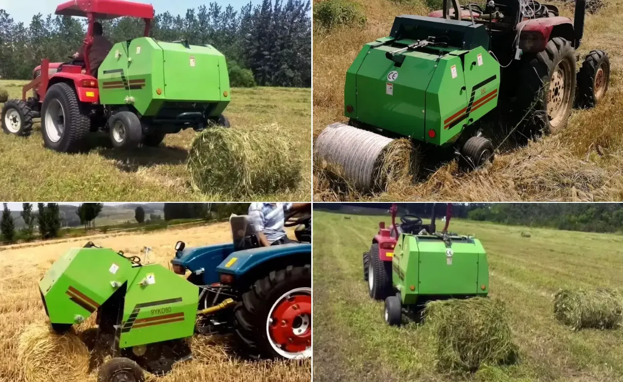 Mini Hay Round Baler Applications