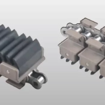 Plastic Conveyor Chains Sideflexing Plastic Chains With Base Roller Chains 12.7mm(1/2 inch)Pitch Replacement Of System Plast LF1843G3-K178