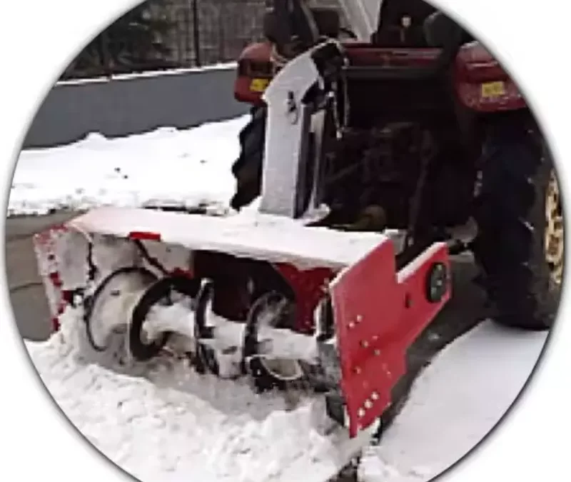 Tractor Mounted 3 Point Hitch Snow Blower