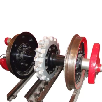 gear rack for railway axle