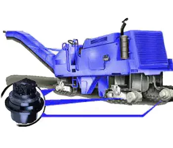 planetary gearbox for Cold Planers road milling