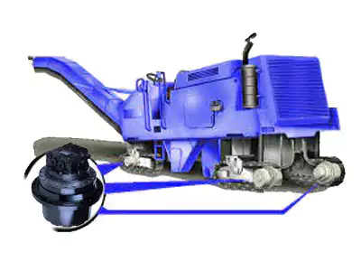 planetary gearbox for Cold Planers road milling