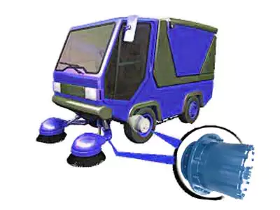 Wheel Drive For Street Sweeper Truck