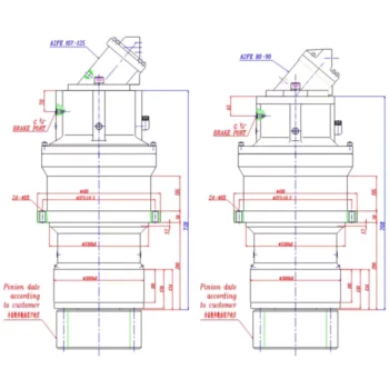 710bs3 SLEWING DRIVE