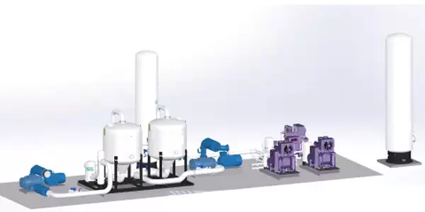 VPSA oxygen generator