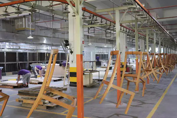 Furniture factory paint