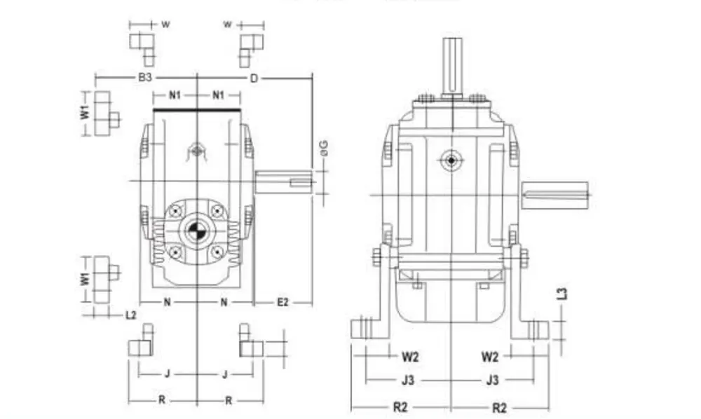 Structure of the Worm Reducer