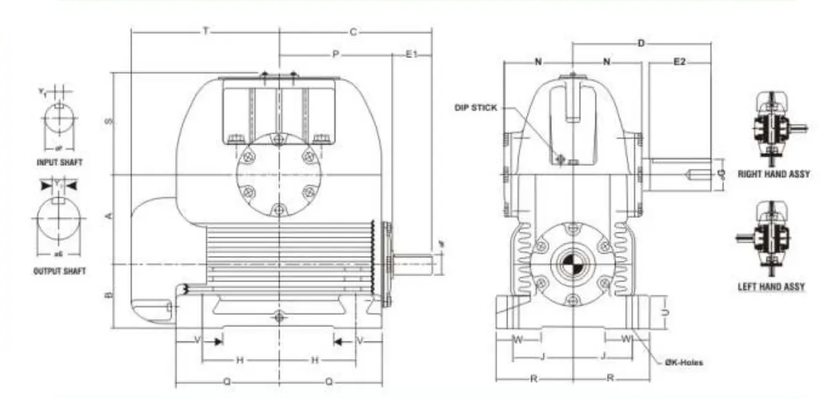 Worm Reducer Structure