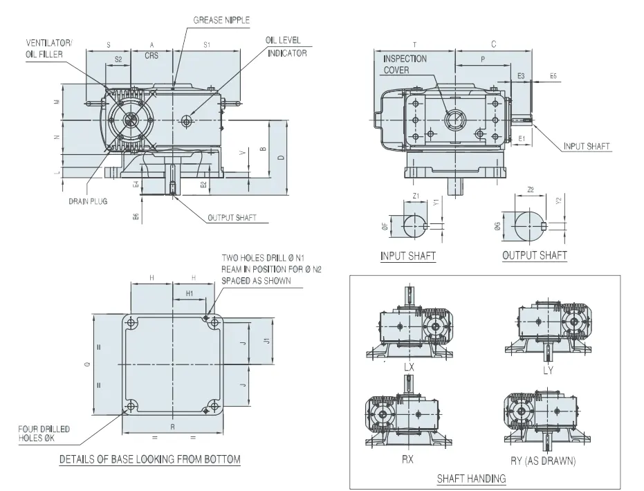Worm Reducer-Replacement of PREMIUM Modular MV Mark I 700 Worm Gearbox