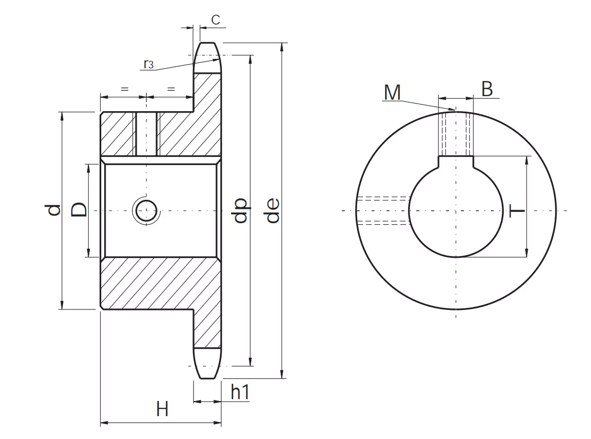 FINISHED BORE SPROCKET 1