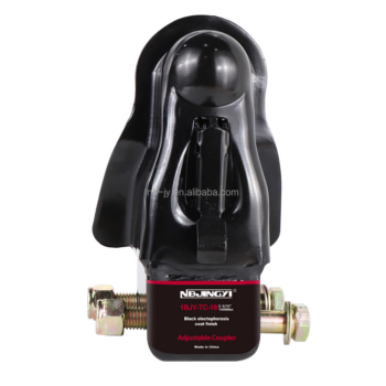 Trailer Hitch 2-5 16'' Ball Coupler 3'' Channel Straight 14000 lbs. oil, Zinc black Plated New
