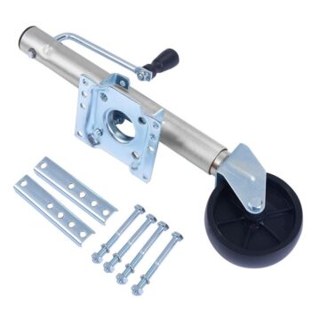1BJY-TJ-02 Marine Boat Trailer Jack with 6-Inch Wheel, 1000LBS