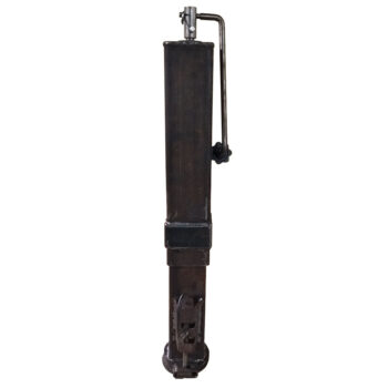 1BJY-TC-23 Adjustable Square Tube Gooseneck Coupler with Topwind Crank