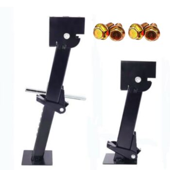 1BJY-LS-02T Pair of Trailer Stabilizer Jacks Telescoping RV Camper Accessories for Travel 450kg(1000 Lbs) Capacity Each