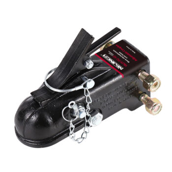 1BJY-TC-12 Heavy Duty 2-5 16in Cast Adjustable Trailer Coupler 15000LBS Capacity Channel-Mount Coupler