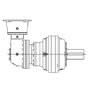 ZR200 Right Angle Planetary Gearbox Reducer