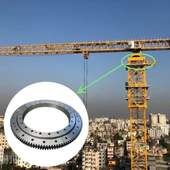 Three Row Roller Slewing Bearing for Wheel Crane and Port Crane