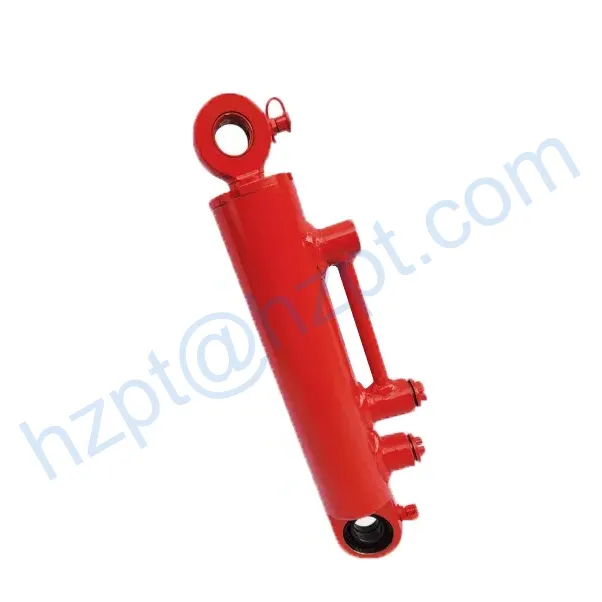 front broom tilt hydraulic cylinder 1 Sanitation Vehicle Front Sweep Disc Hydraulic Cylinder
