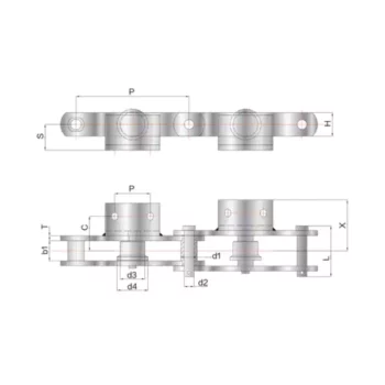 Stainless Steel Metallurgical Slag Conveyor Chain