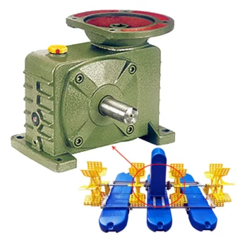 Fish and shrimp aerator gearbox