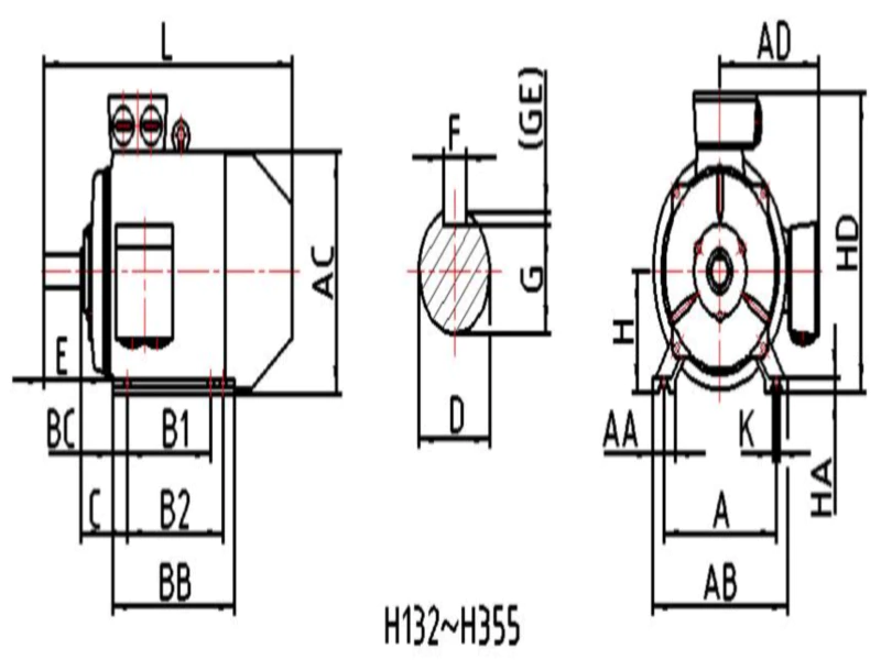 Three‑Phase Asynchronous Motor install