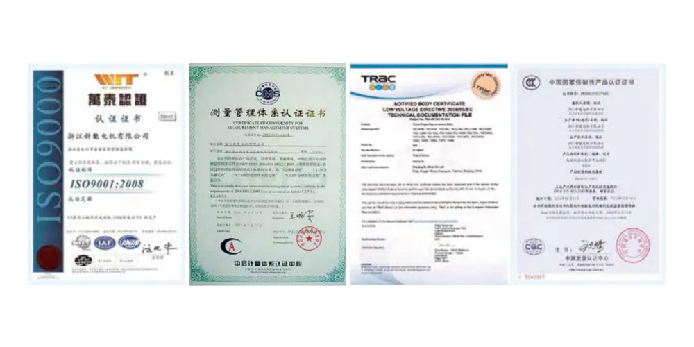 hzpt-EP-Power Steering Pump Driving Motor-Certificate