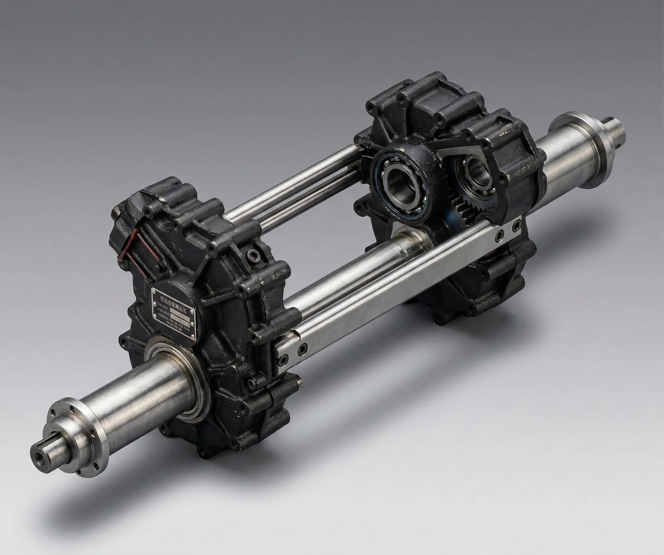 High-Performance Dual-Drive Gearbox Assembly